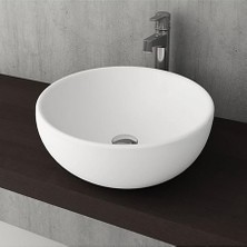 Bocchi Venezia Çanak Lavabo 45 cm Mat Beyaz