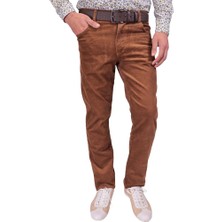 Daniel Voi Kadife Camel Erkek Regular Fit Pantolon