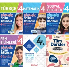 Tudem Yayınları 4. Sınıf 6'lı Set (Dinamik Serisi + Tekrar Testleri + Kılavuz Den