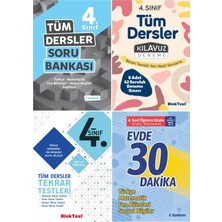 Tudem Yayınları 4. Sınıf 4'lü Tüm Dersler Seti (Tüm D. Soru B.+ Kılavuz D. + Tekr