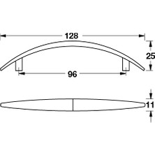 Karın Kulp Paslanmaz Çelik Renkli 96 mm