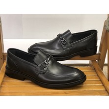 De Pedro Kafkaslar Deri Erkek Klasik Ipsiz Damat Takım Elbise Ayakkabısı