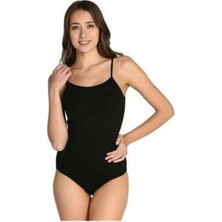 Tutku Ip Askılı Çıtçıtlı Kancalı Çıtçıtlı Body Siyah M 0148