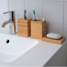 IKEA 3'lü Bambu Banyo Seti