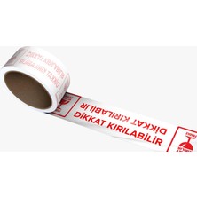 Starline Dikkat Kırılabilir Koli Bandı 6lı Paket Beyaz