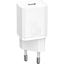 Baseus iPhone Uyumlu 13/pro/pro Max/mini/ Type-C Şarj Cihazı Hızlı Şarj Super Si Qc 20W