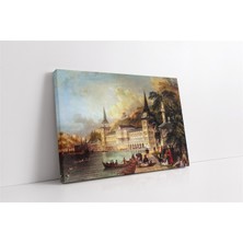 Tablosan Kuleli Asker Lisesi Osmanlı Dönemi Kanvas Tablo