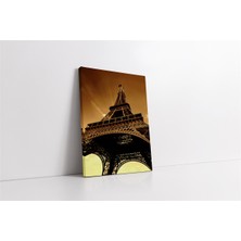 Tablosan Fransa Eyfel Kulesi Kanvas Tablo