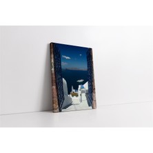 Tablosan Yunan Evleri Kanvas Tablo