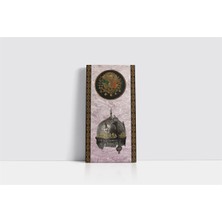 Tablosan Osmanlı Arması ve Yeniçeri Miğferi Kanvas Tablo