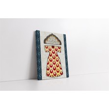 Tablosan Kitabeli Osmanlı Kaftan Kanvas Tablo