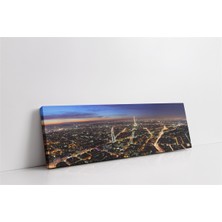 Tablosan Kuşbakışı Paris Şehir Kanvas Tablo