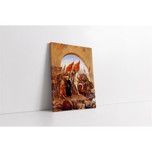 Tablosan Fatihin Istanbula Girişi F Zonaro Kanvas Tablo