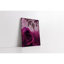 Tablosan Mor Gül Kanvas Tablo