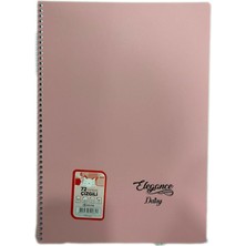 Gültaş 72 Yaprak Çizgili Spiralli Defter Pembe