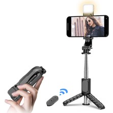 Hongshou 76CM Mini  Bluetooth Tripod Siyah (Yurt Dışından)