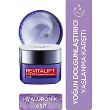 L'Oréal Paris Loreal Paris L'oréal Paris Revitalift Filler Yoğun Dolgunlaştırıcı  Gece Kremi 50 ml - H