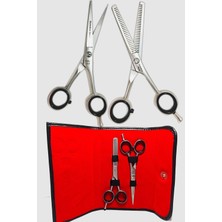 Cobalt Kuaför Makas Seti Profesyonel 2li Çantalı Saç Kesim Makası Çift Efile