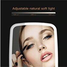 Asfal Masaüstü Dokunmatik Ekranlı Makyaj Aynası LED Işıklı Make Up Mirror
