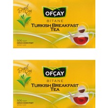 Ofçay Bitane Turkish Breakfast Tea Demlik Süzen Çay 500'LÜ x 2