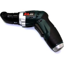 KL Pro  KLNM3413 3.6VOLT /1,3AH Li-Ion Şarjlı Tornavida + Köşe Adaptörü + Barbekü Aparatı