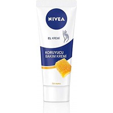 Nivea Koruyucu Bakım El Kremi, Bal Mumu ve Gül Kokusu, 75 mlEl Kremi