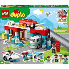 LEGO DUPLO® Otopark ve Oto Yıkama 10948 - 2 Yaş Ve Üzeri Çocuklar için Oto Yıkama; Benzin İstasyonu ve Otopark İçeren Eğitici Oyuncak Yapım Seti (112 Parça)