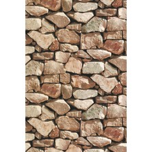 BienHome 5327 Taş Desenli 3D Stone Model Duvar Kağıdı 5,30 M²