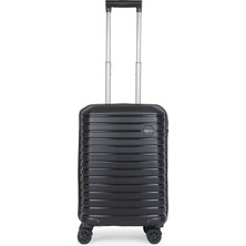 GROUND Çizgili Trolley Kabin Boy Valiz