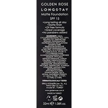 Golden Rose Longstay Matte Foundation No:06 1 PaketFondöten