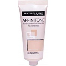 Maybelline New York Affinitone Fondöten, 03 Light Sandbeige, 30 mlFondöten