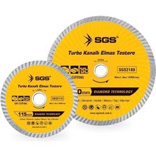 Sgs 2180 Turbo Kanallı Elmas Testere 180MM