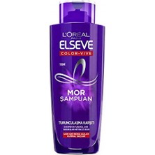 Elseve L'oréal Paris Elseve Turunculaşma Karşıtı Mor Şampuan, 200  ml