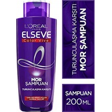 Elseve L'oréal Paris Elseve Turunculaşma Karşıtı Mor Şampuan, 200  ml