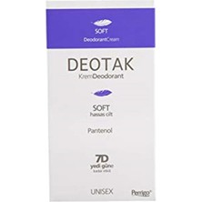 Deotak Hassas Ciltler Için Soft Krem Deodorant 35 ml (1 X 35 ml)