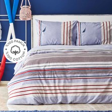 Nautica Home Sailboat %100 Pamuk Tek Kişilik Nevresim Yastık Seti