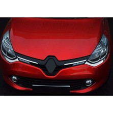 Fams Otomotiv Renault Clio 4 Grandtour Krom Ön Panjur 2 Parça 2013> Paslanmaz Çelik (HB)