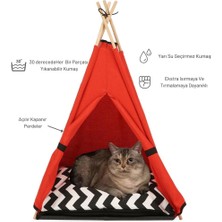 Teepee House Kedi Çadırı 50 x 50 x 85 cm