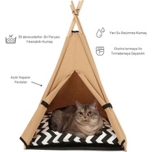 Teepee House Kedi Çadırı 50 x 50 x 85 cm