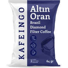 Kafeingo Altın Oran Filtre Kahve - Brazil Diamond 64 gr