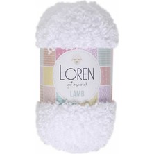 Loren Lamb El Örgü Ipliği 100 Gram 100 Metre