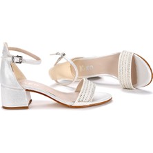 Kiko Kids Kiko 761 Vakko Günlük Kız Çocuk 3 cm Topuk Sandalet Ayakkabı Sedef