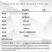 Alpha Auto Part Fiat Albea, 500, Doblo, Palio, Punto Için Kilometre Dişlisi (Kısa)