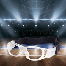 Strade Store Futbol Basketbol Gözlükleri Anti-Çarpışma Hafif Futbol Spor Gözlük Beyaz (Yurt Dışından)