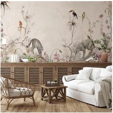 Eko Dekor 3boyutluduvarkagitlari Egzotik Tasarım Duvar Kağıdı Vinil