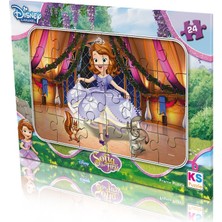 KS Games Disney Sofia (Sofia The First) Lisanslı Frame Puzzle/yapboz 24'parça