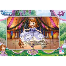 KS Games Disney Sofia (Sofia The First) Lisanslı Frame Puzzle/yapboz 24'parça