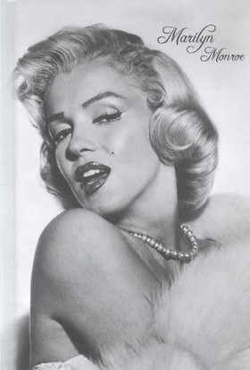 Floria Marilyn Monroe Gri A6 Sert Kapak Ciltli Defter