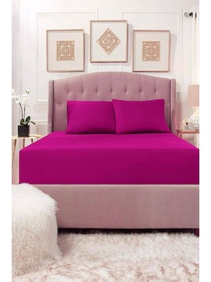 Zambak Tekstil Çift Kişilik Lastikli Çarşaf Seti  Pamuklu