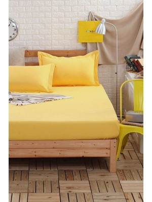 Zambak Tekstil Çift Kişilik Battal Lastikli Çarşaf Seti  Pamuklu